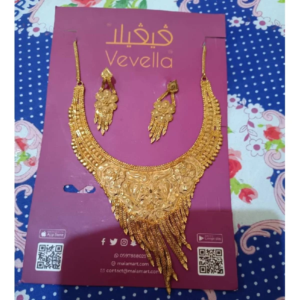 فرشه صدريه مطلي بالذهب عيار 24