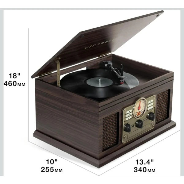 جهاز Victrola VTA-200B " مشغل موسيقى وراديو