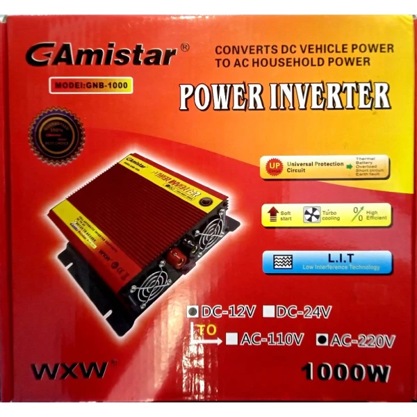 محول بطارية 1000واط (Power Inverter)